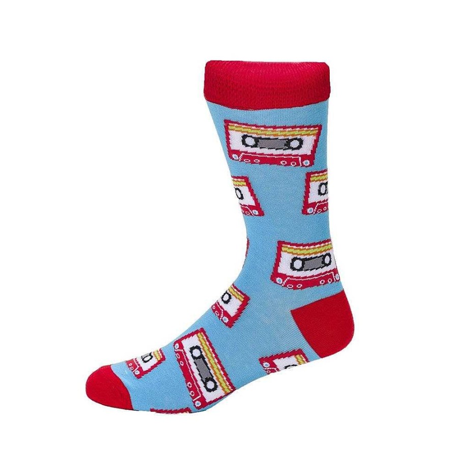 Fashion My2Socks Socks | My2Socks: Cassette Retro Aqua