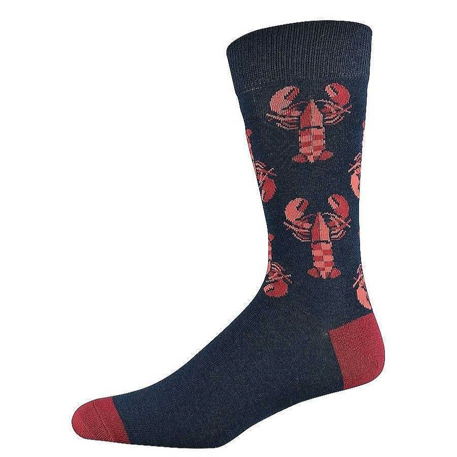 Fashion Bamboozld Socks | Bamboozld: Mens Leroy Lobster Bamboo Sock