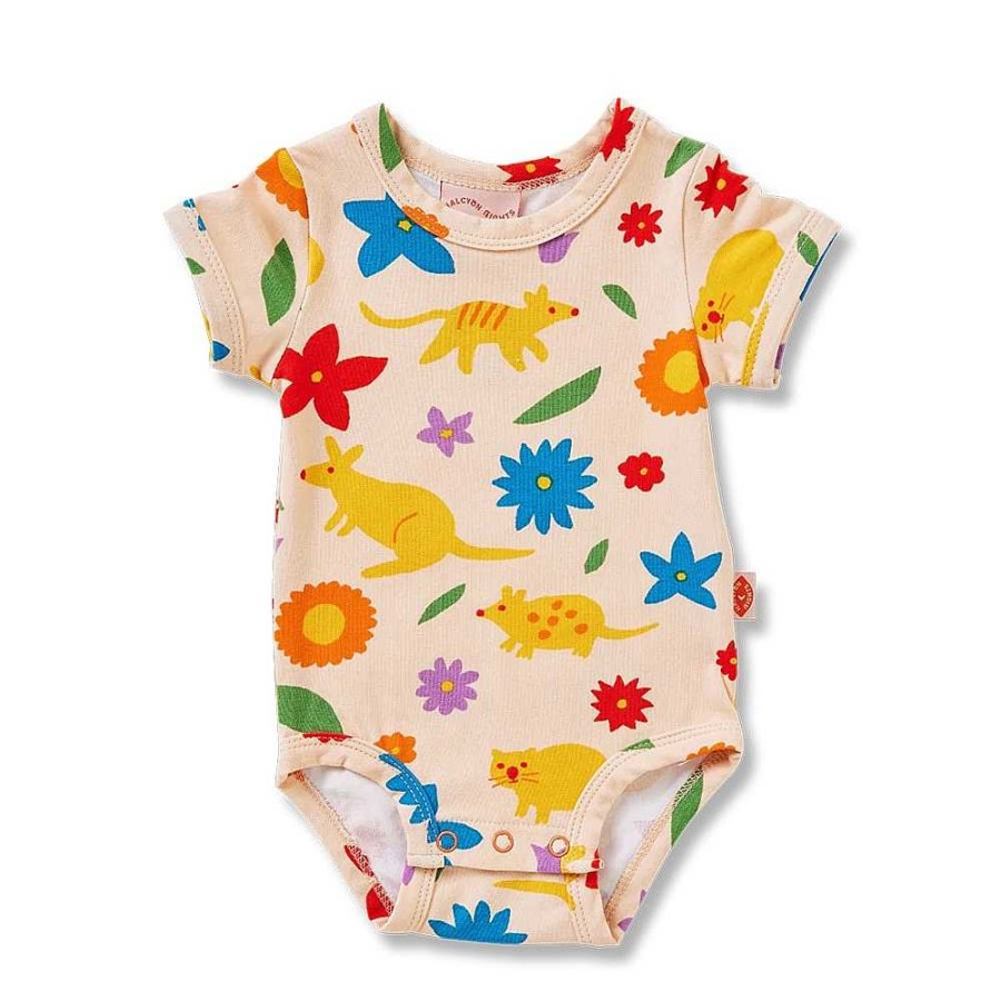 Fashion Halcyon Nights Kid'S Clothing - Other | Halcyon Nights: Short Sleeve Bodysuit Bush Buddies