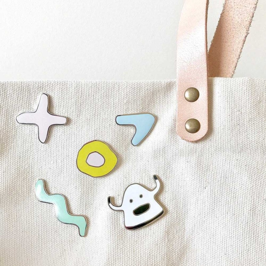 Jewellery Shuh | Shuh: Enamel Pin X Pink