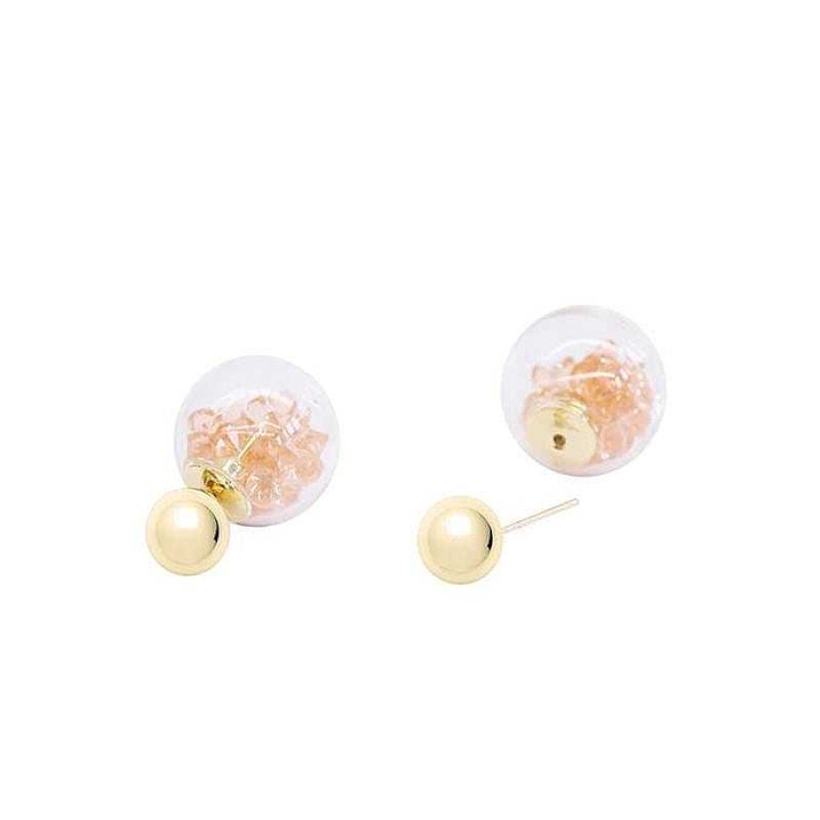 Jewellery Short Story | Short Story: Earring Bubble Fantasy Pink Gold