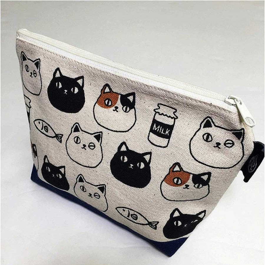 Out+About Ceramic-ai | Ceramic-Ai: 3 Cats And 3 Brothers Pouch Faces