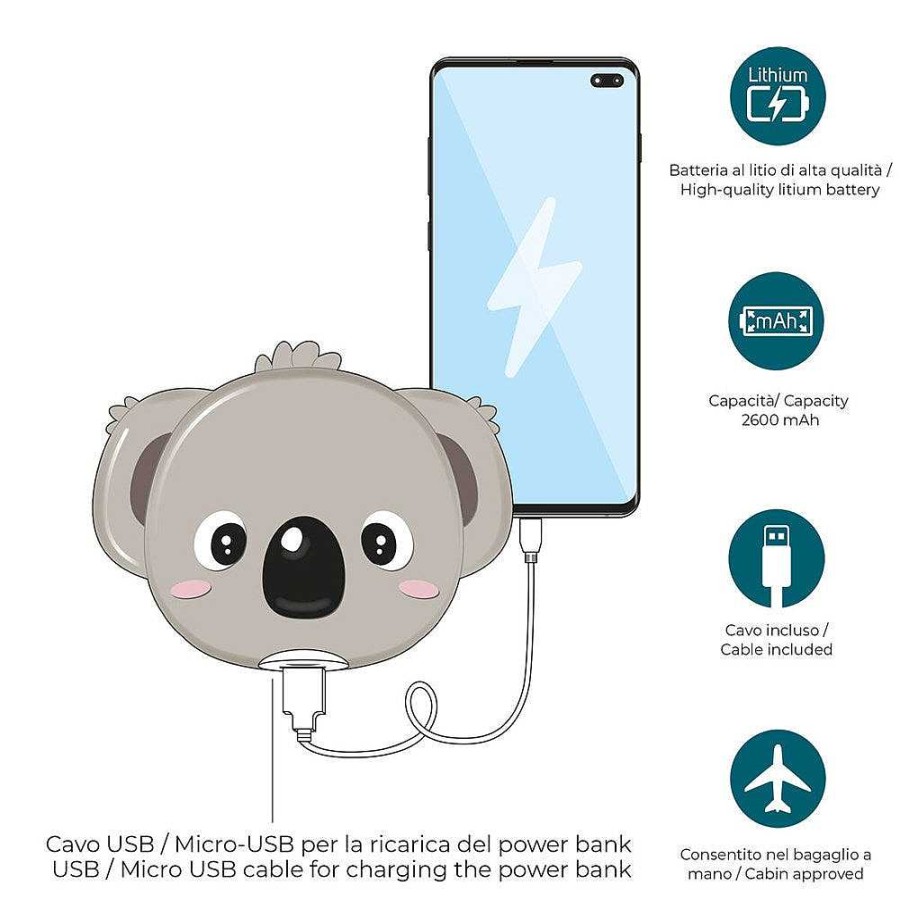 Out+About Legami | Legami: My Super Power Koala Power Bank