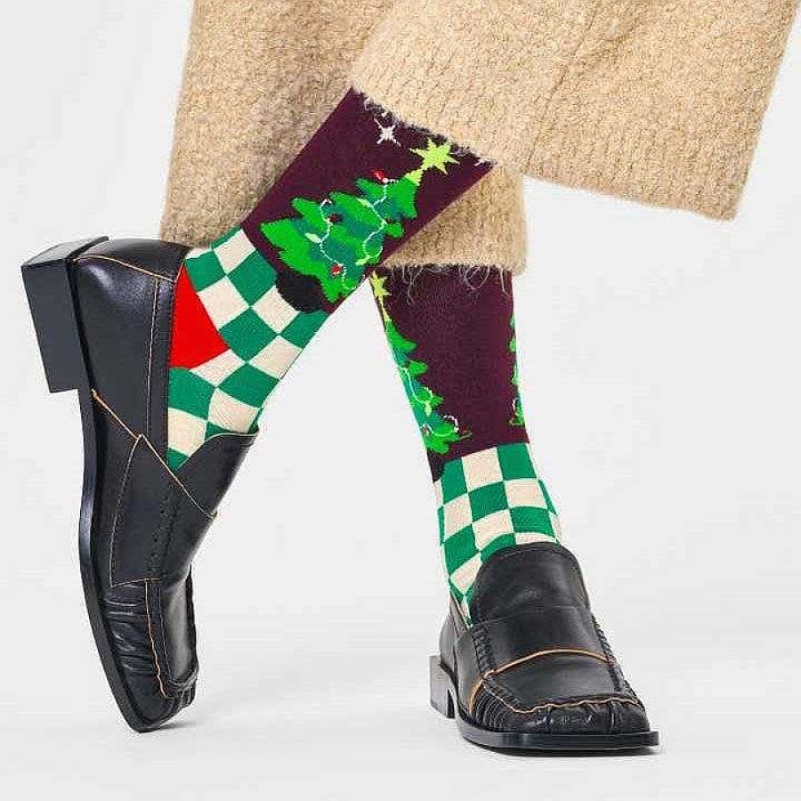 Fashion Happy Socks Socks | Happy Socks: Christmas Tree