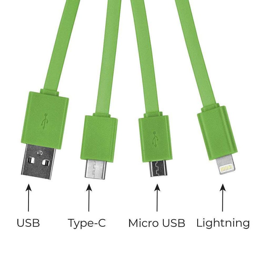 Out+About Legami | Legami: Link Up Multiple Charging Cable Avocado