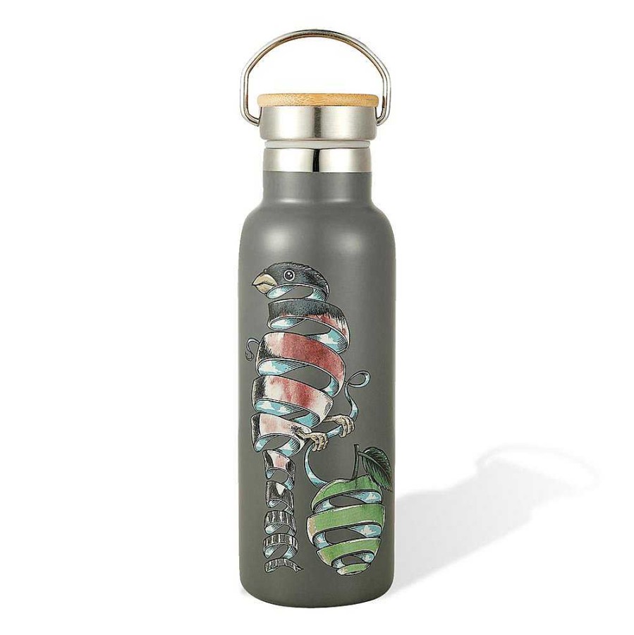 Out+About Monsterthreads | Water Bottle: Surrealist Bird 500Ml