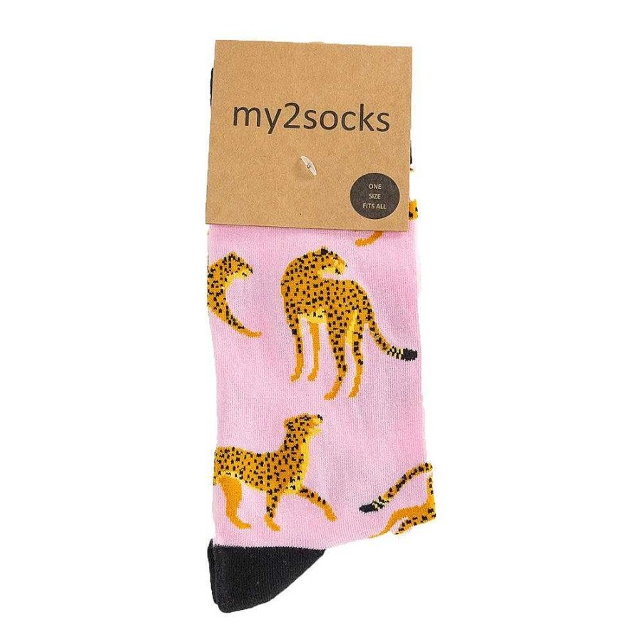 Fashion My2Socks Socks | My2Socks: Cheetah