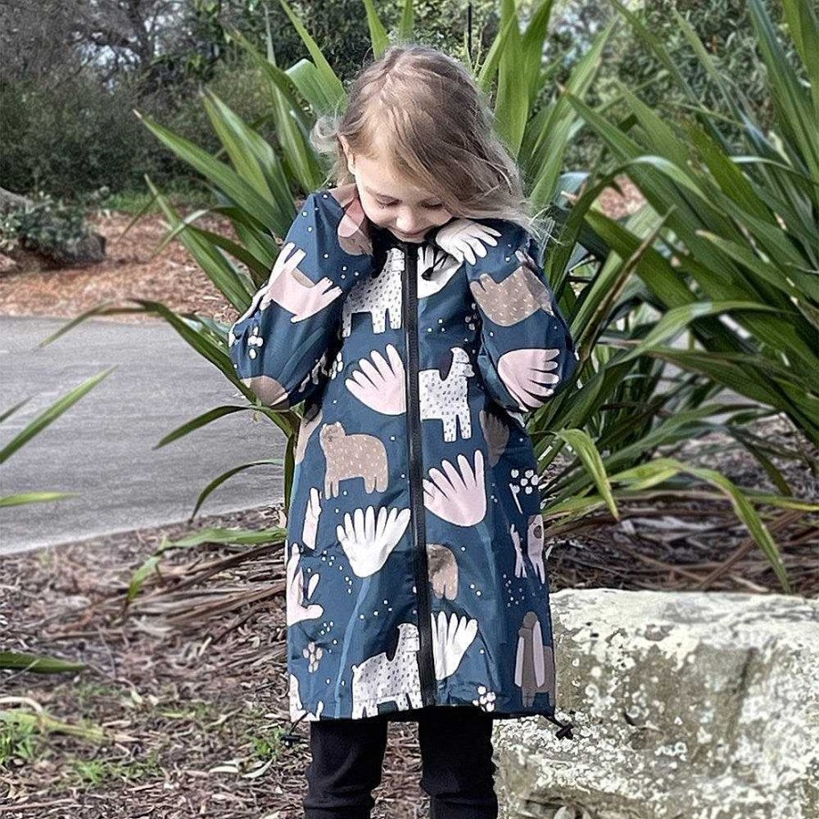 Fashion Monsterthreads Kid'S Raincoats | Raincoat: Parisian Dogs Kids