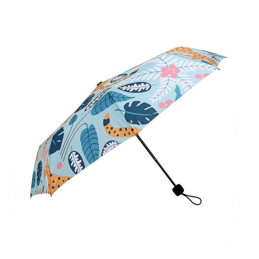 Out+About Monsterthreads | Umbrella: Leopards Mint