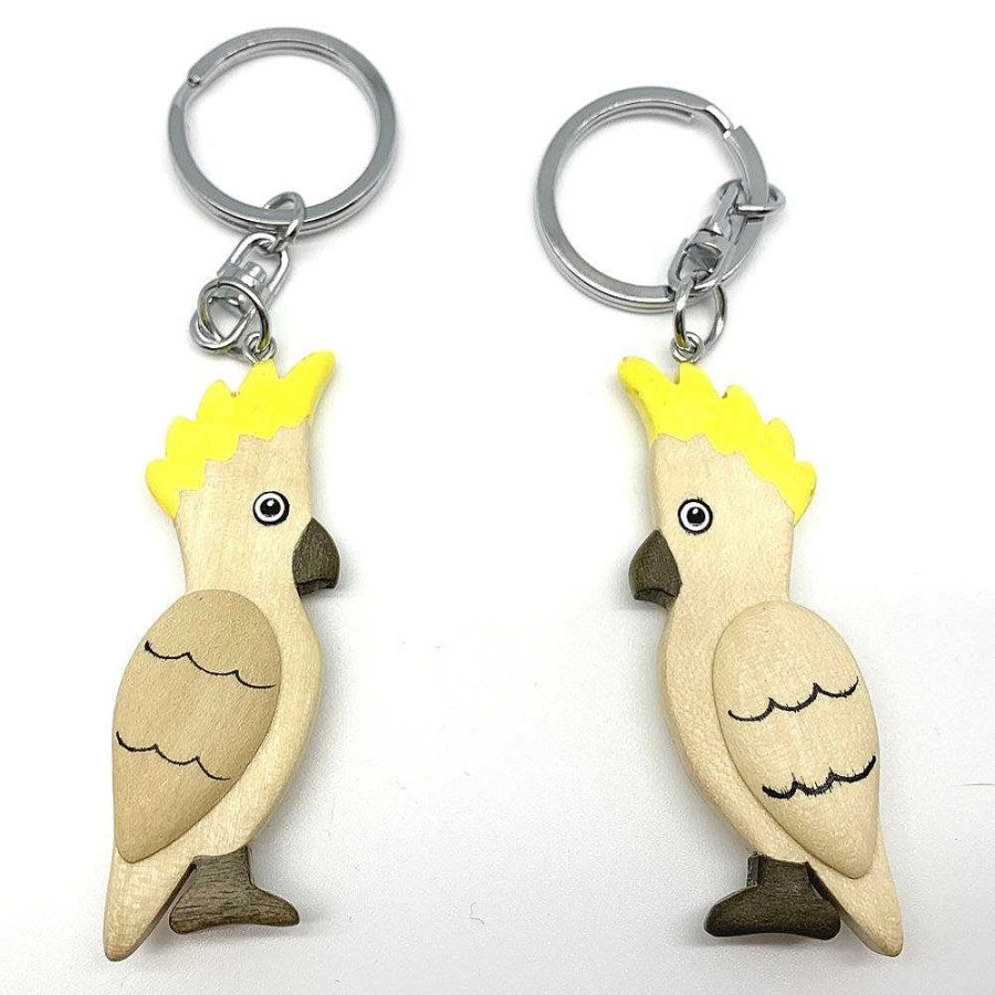 Out+About Triple 8 Design Studios | Triple 8 Design Studios: Timber Keyring Cockatoo