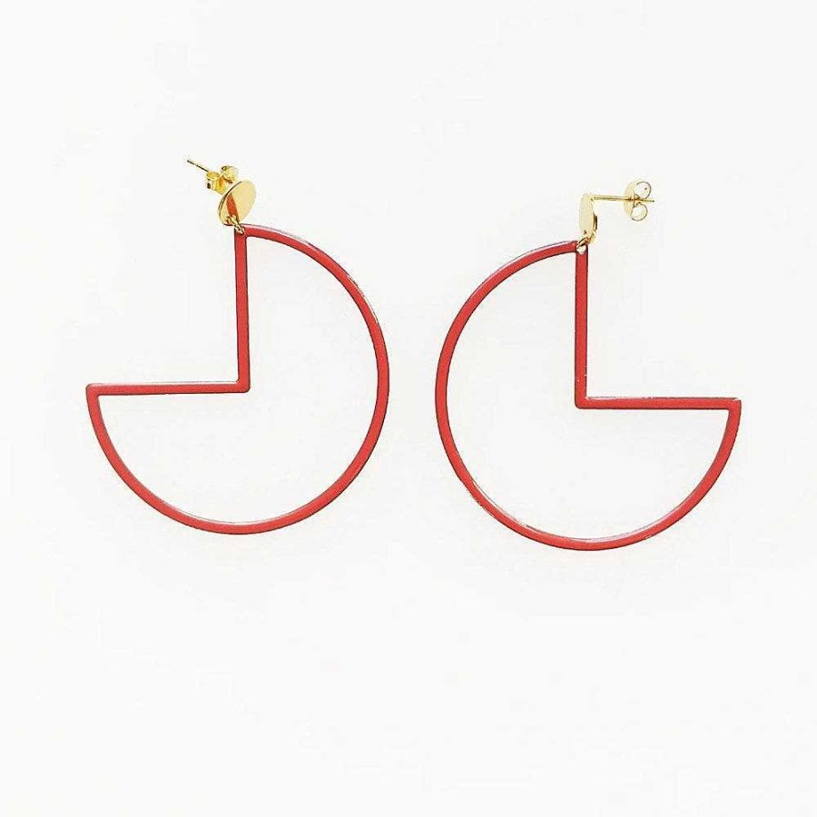 Jewellery Middle Child | Middle Child: Tiptoe Earrings Coral