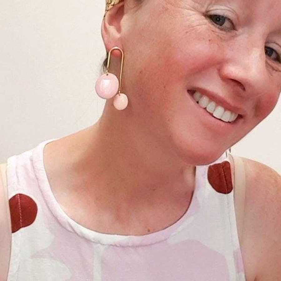 Jewellery Middle Child | Middle Child: Bubble Earrings Pink