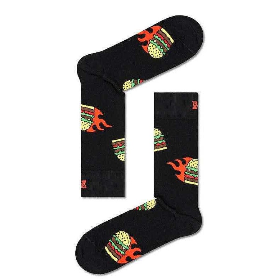 Fashion Happy Socks Socks | Happy Socks: Gift Set Blast Off Burger 2Pk Ml