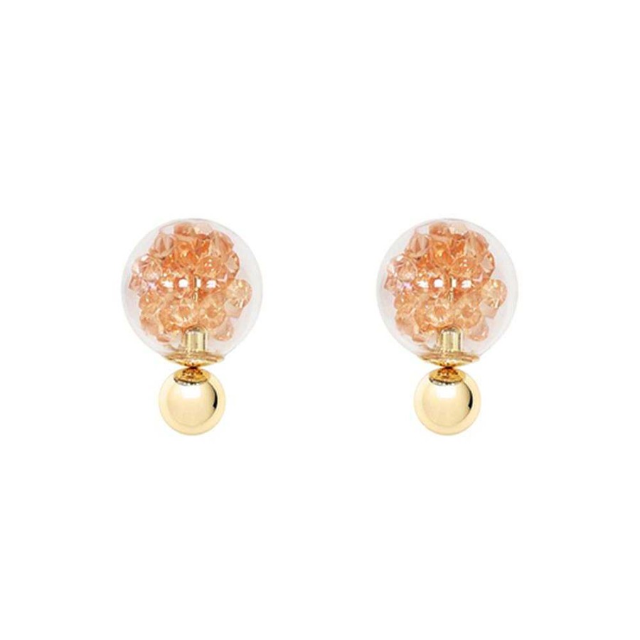 Jewellery Short Story | Short Story: Earring Bubble Fantasy Pink Gold