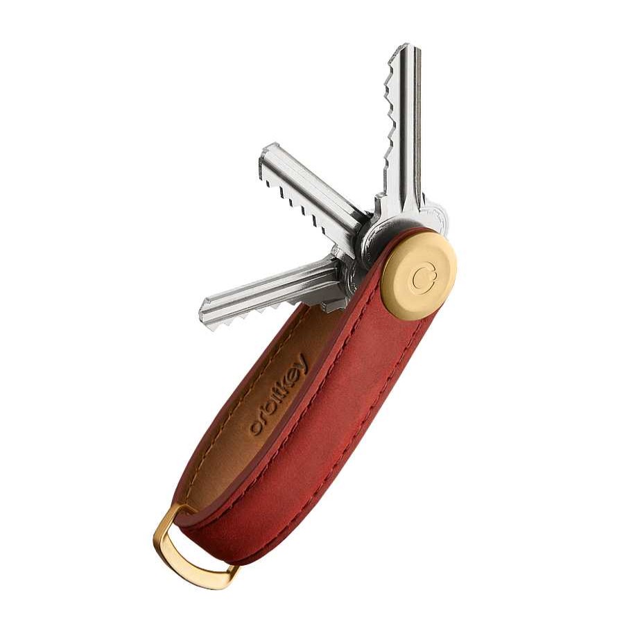 Out+About OrbitOnline | Orbitkey: 2.0 Crazy Horse Leather Maple Red/Red