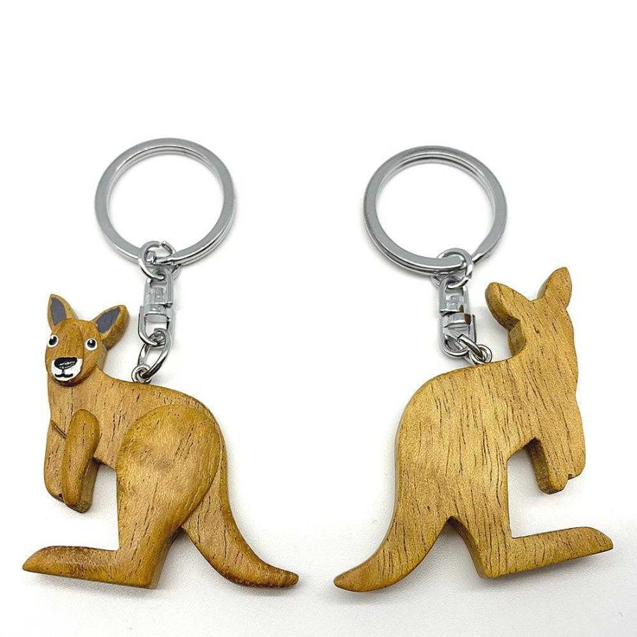 Out+About Triple 8 Design Studios | Triple 8 Design Studios: Timber Keyring Kangaroo