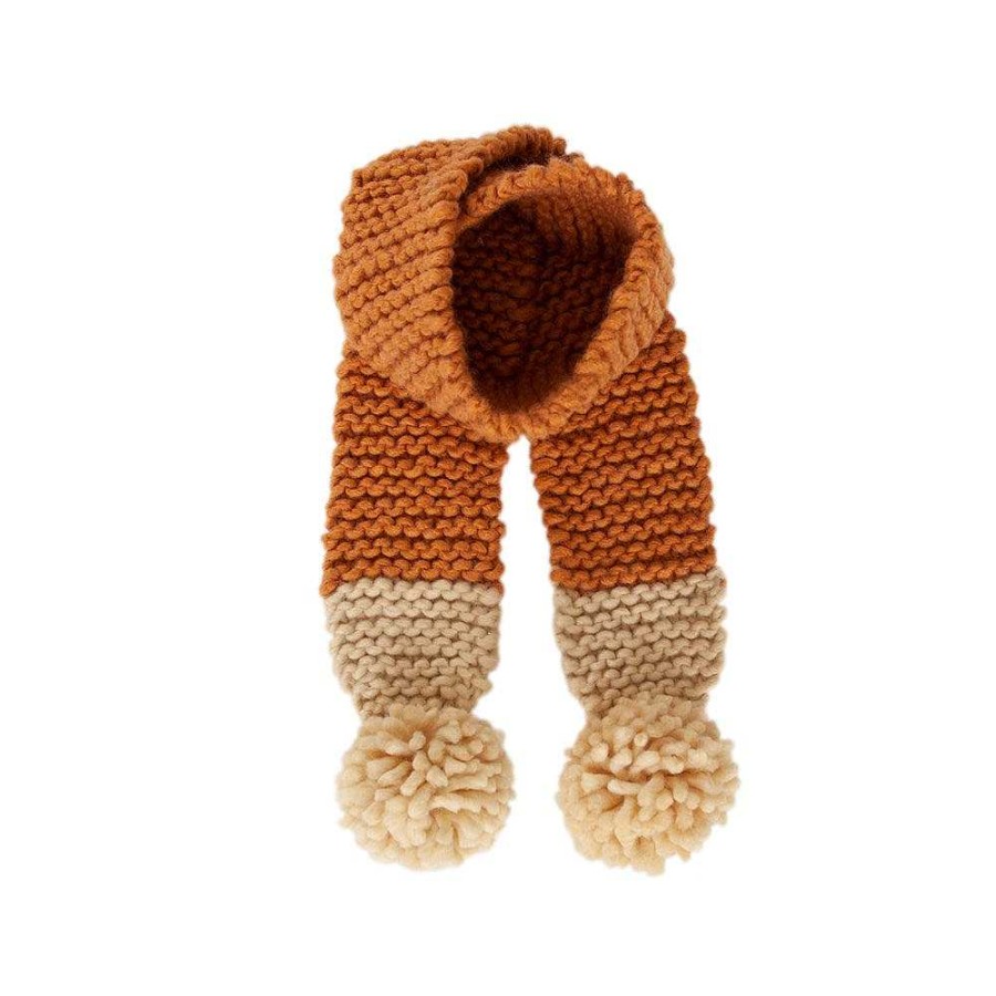 Out+About acorn kids | Acorn Kids: Traveller Chunky Scarf Caramel