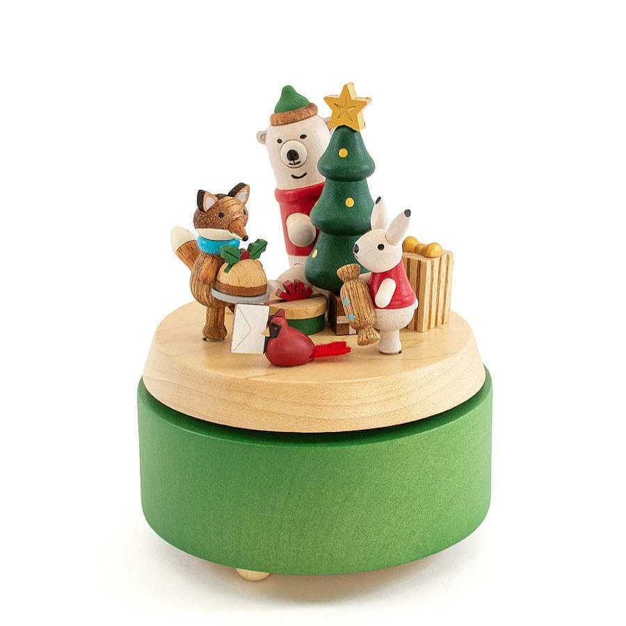 Kids+Toys Wooderful Life | Wooderful Life: Music Box Xmas Critters With Gifts