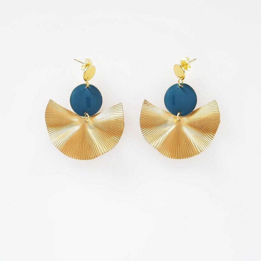 Jewellery Middle Child | Middle Child: Munroe Earrings Teal