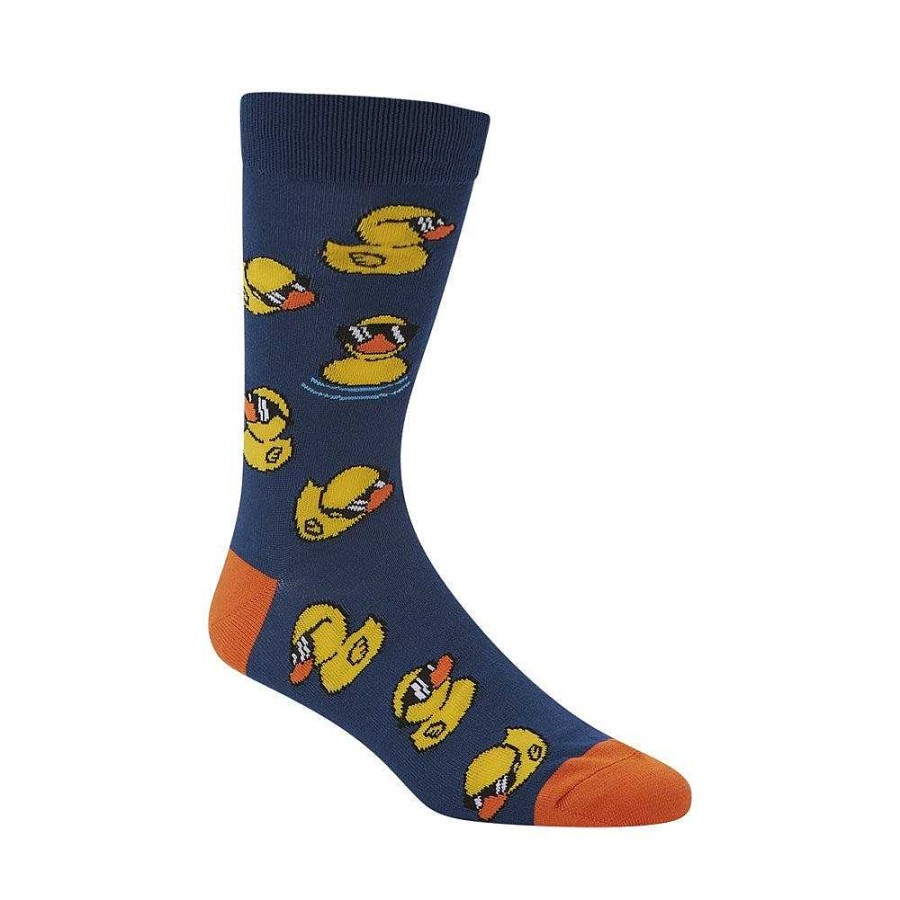 Fashion Bamboozld Socks | Bamboozld: Mens Duck Thugs Denim Bamboo Sock