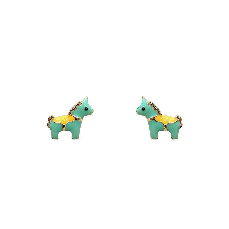 Jewellery Short Story | Short Story: Earring Unicorn Green