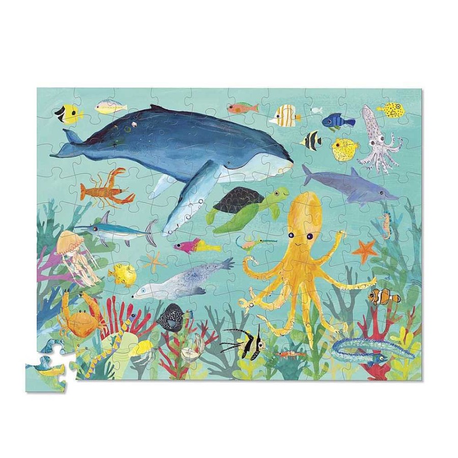 Out+About Crocodile Creek | Crocodile Creek: 36 Animal Puzzle 100Pc Ocean Animals