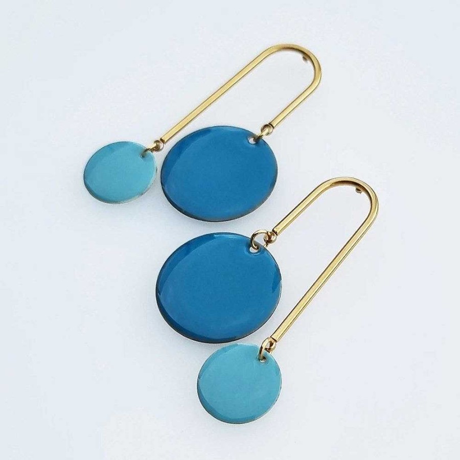 Jewellery Middle Child | Middle Child: Bubble Earrings Blue