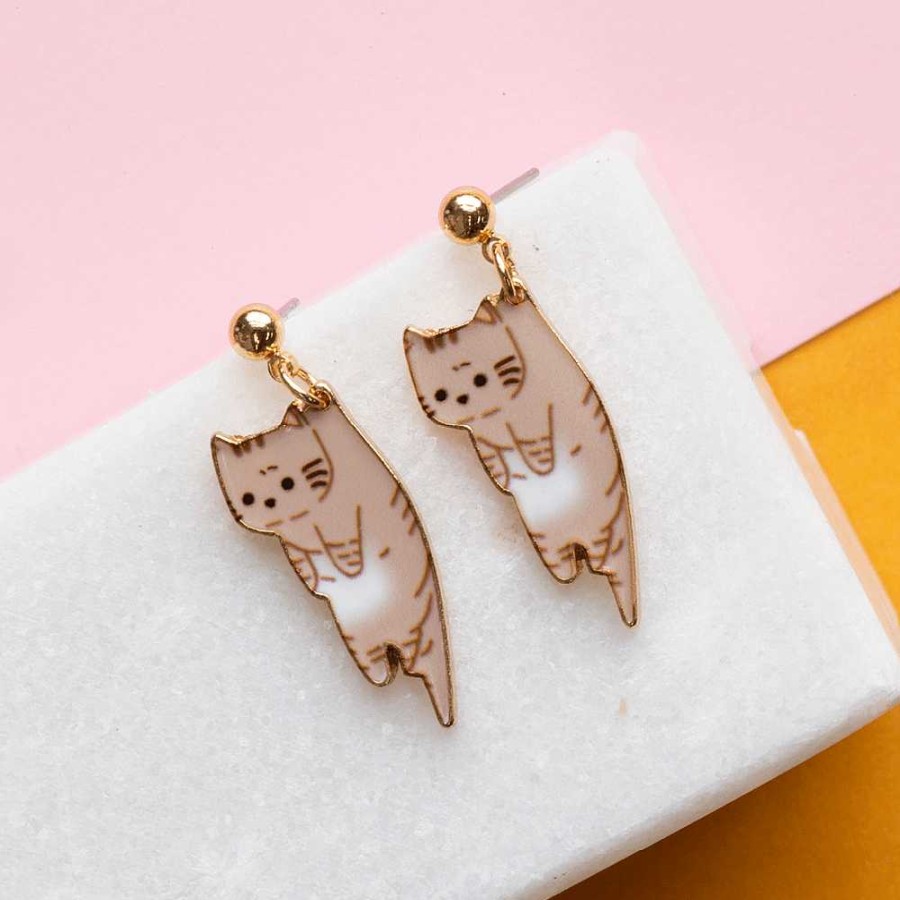 Jewellery Short Story | Short Story: Drop Earring Cat Brown