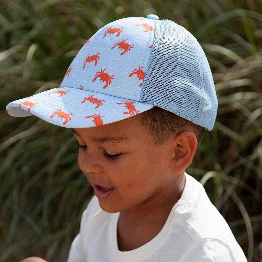 Fashion acorn kids Kid'S Clothing - Other | Crab Trucker Hat Blue Orange White M/L 4Yrs