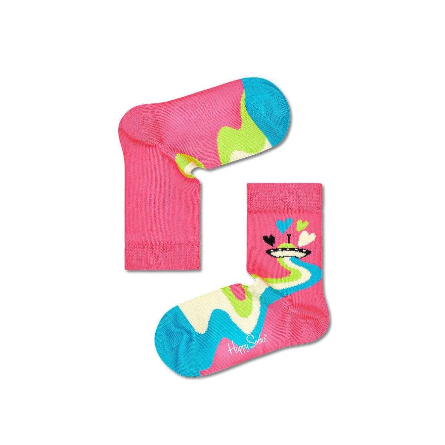 Fashion Happy Socks Socks | Happy Socks: Gift Set Kids Hearts And Stars 3Pk