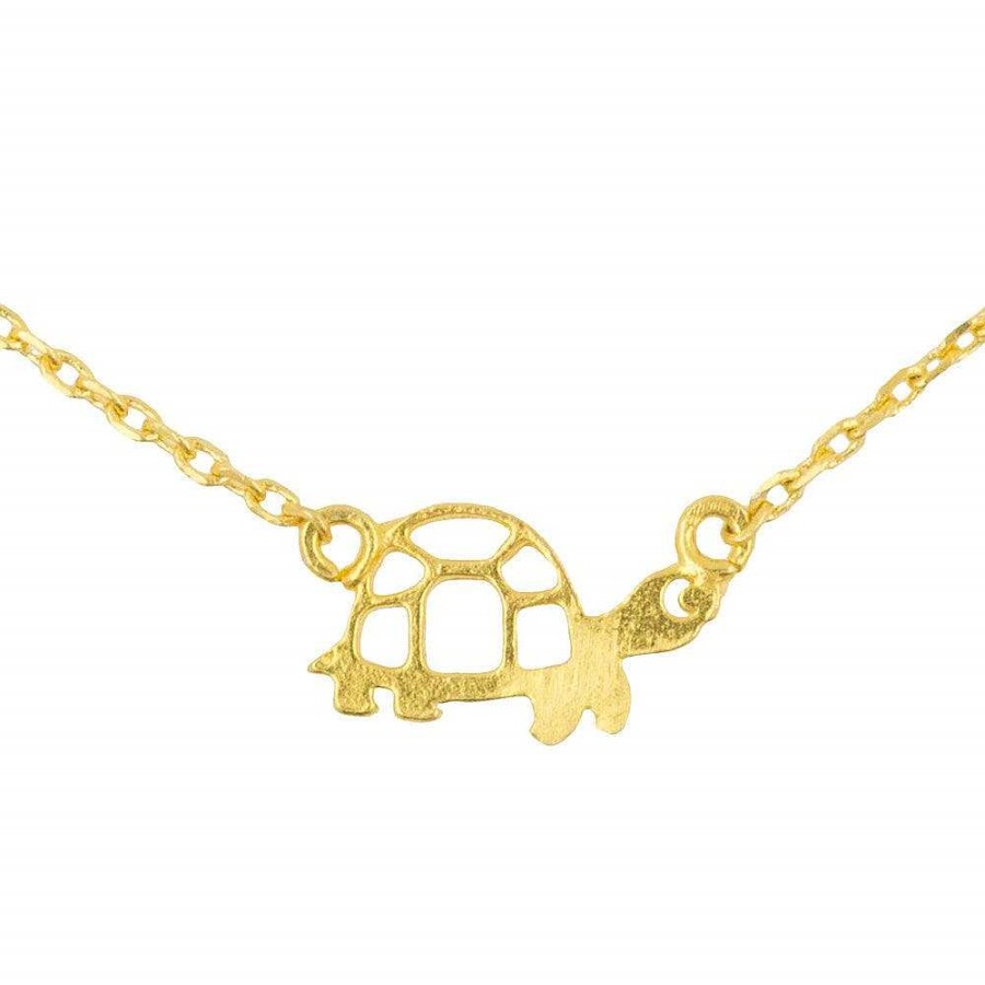 Jewellery Short Story | Short Story: Necklace Cute Tortoise Stencil Gold