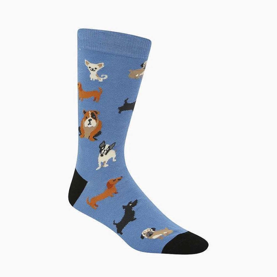 Fashion Bamboozld Socks | Bamboozld: Mens Yappy Days Blue Bamboo Sock