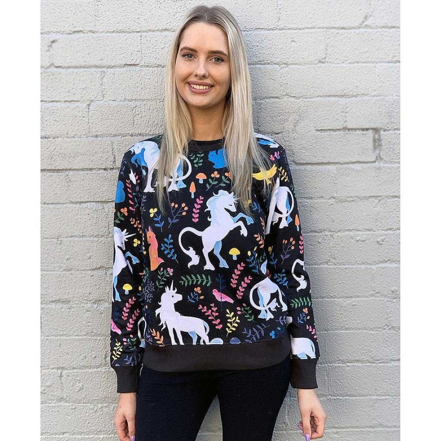 Fashion Monsterthreads Men'S Jumpers | Unicorns Womens Jumper