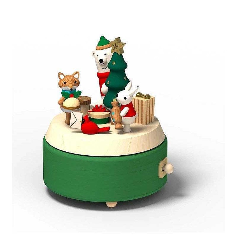 Kids+Toys Wooderful Life | Wooderful Life: Music Box Xmas Critters With Gifts