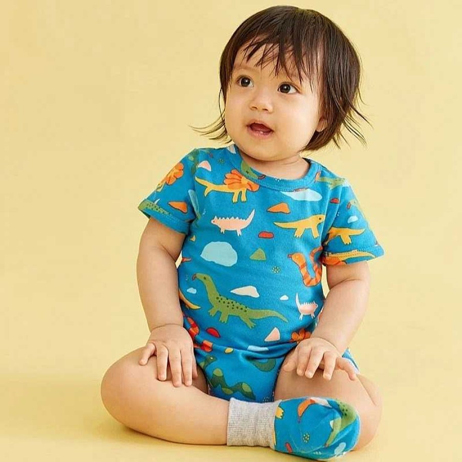 Fashion Halcyon Nights Kid'S Clothing - Other | Halcyon Nights: Short Sleeve Bodysuit Rocky Road