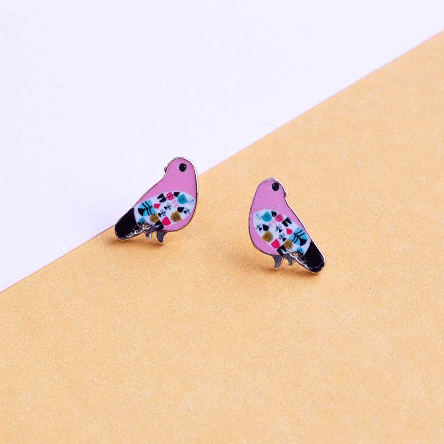 Jewellery Short Story | Short Story: Earring Bird Pink