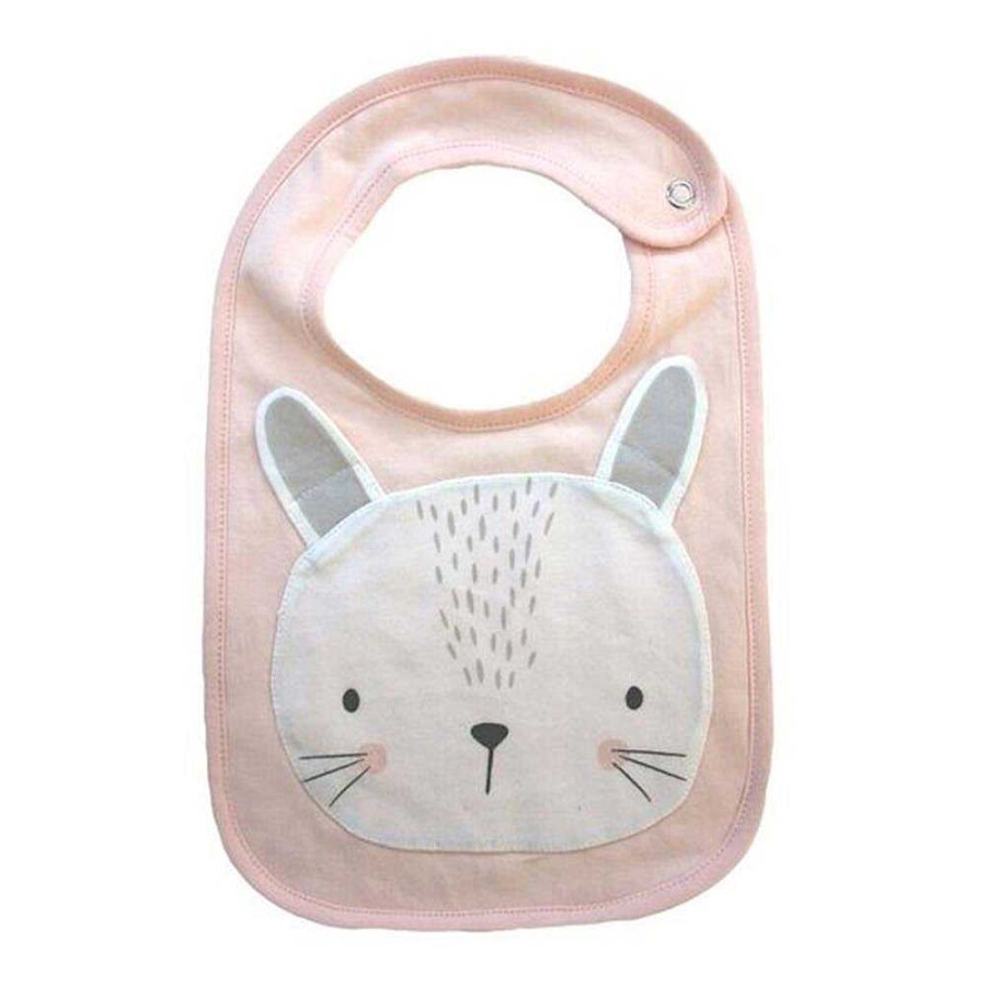 Fashion Mister Fly Bibs And Dummys | Mister Fly: Bib Bunny Pink