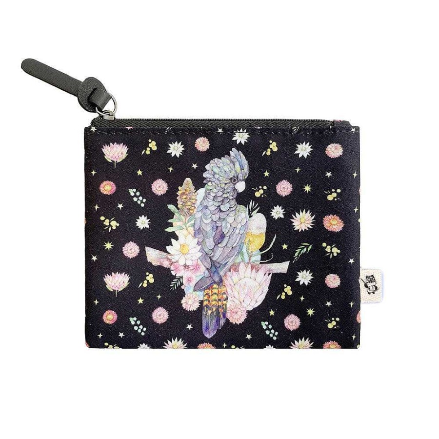 Out+About Monsterthreads | Coin Purse: Black Cockatoo