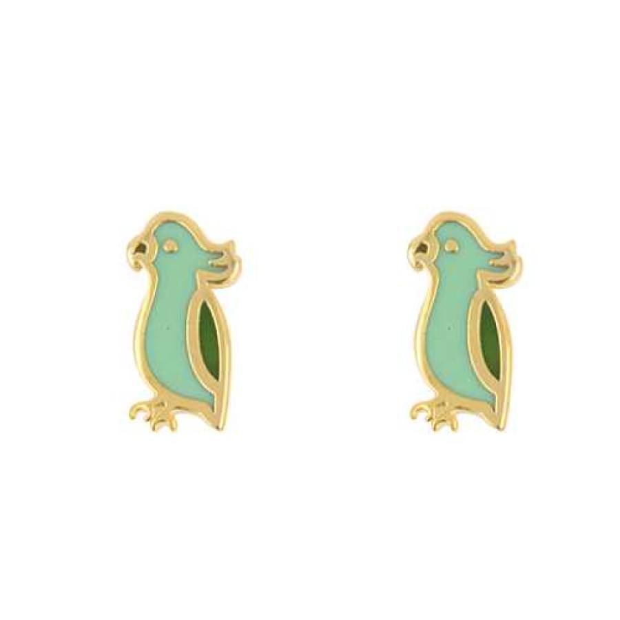 Jewellery Short Story | Short Story: Earring Parrot Green