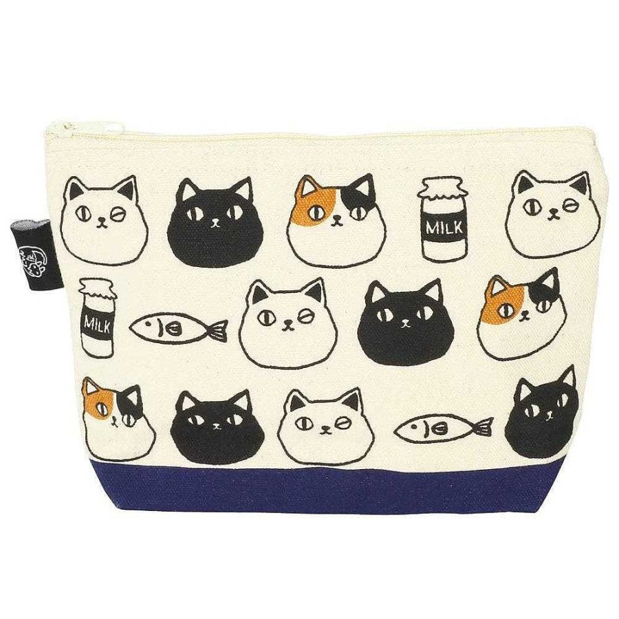 Out+About Ceramic-ai | Ceramic-Ai: 3 Cats And 3 Brothers Pouch Faces