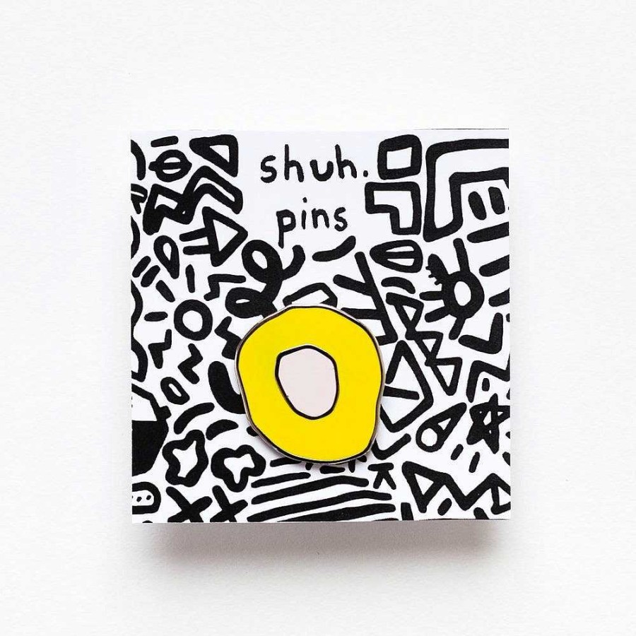 Jewellery Shuh | Shuh: Enamel Pin Egg Yellow