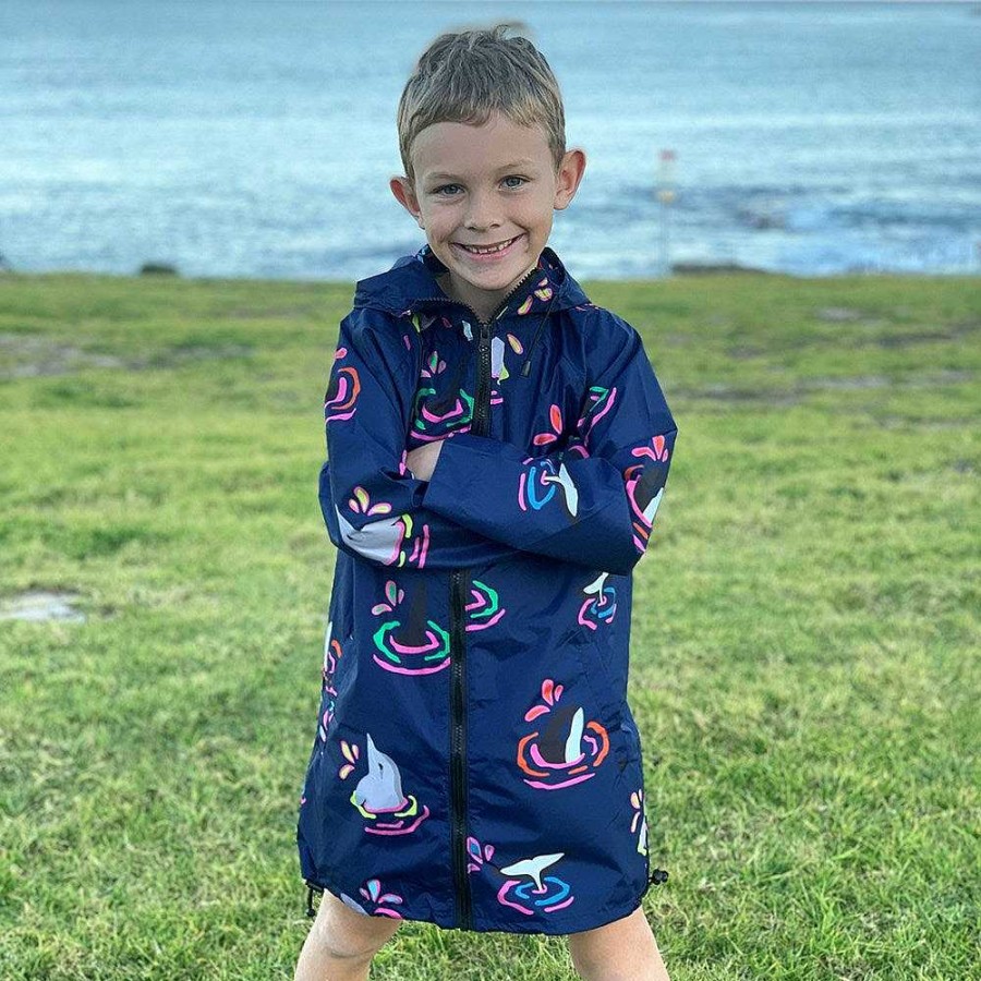 Fashion Monsterthreads Kid'S Raincoats | Raincoat: Sea Life Kids