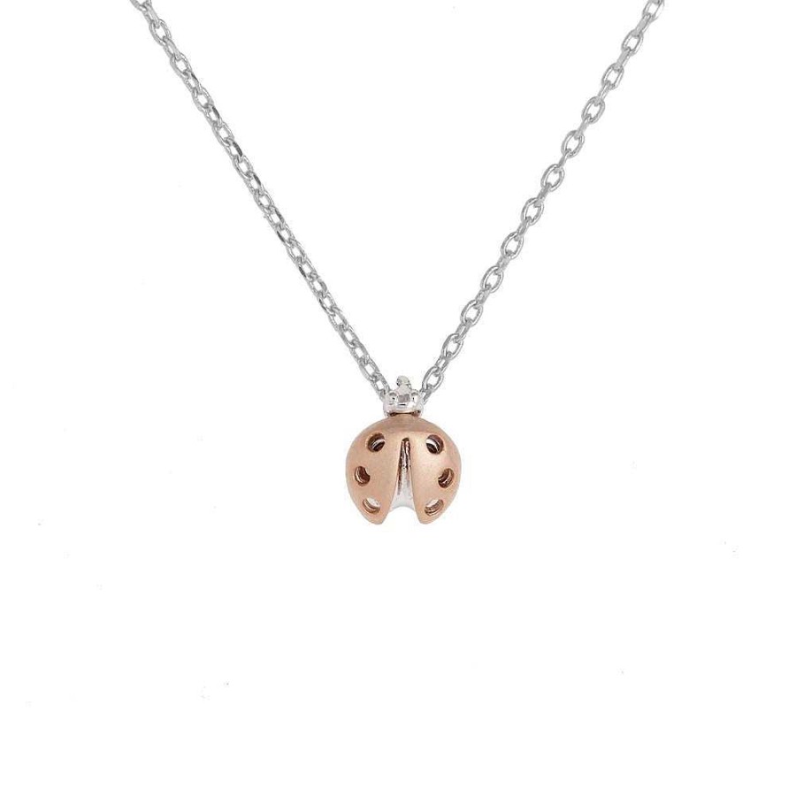 Jewellery Short Story | Short Story: Necklace Rose Gold Ladybird Silver