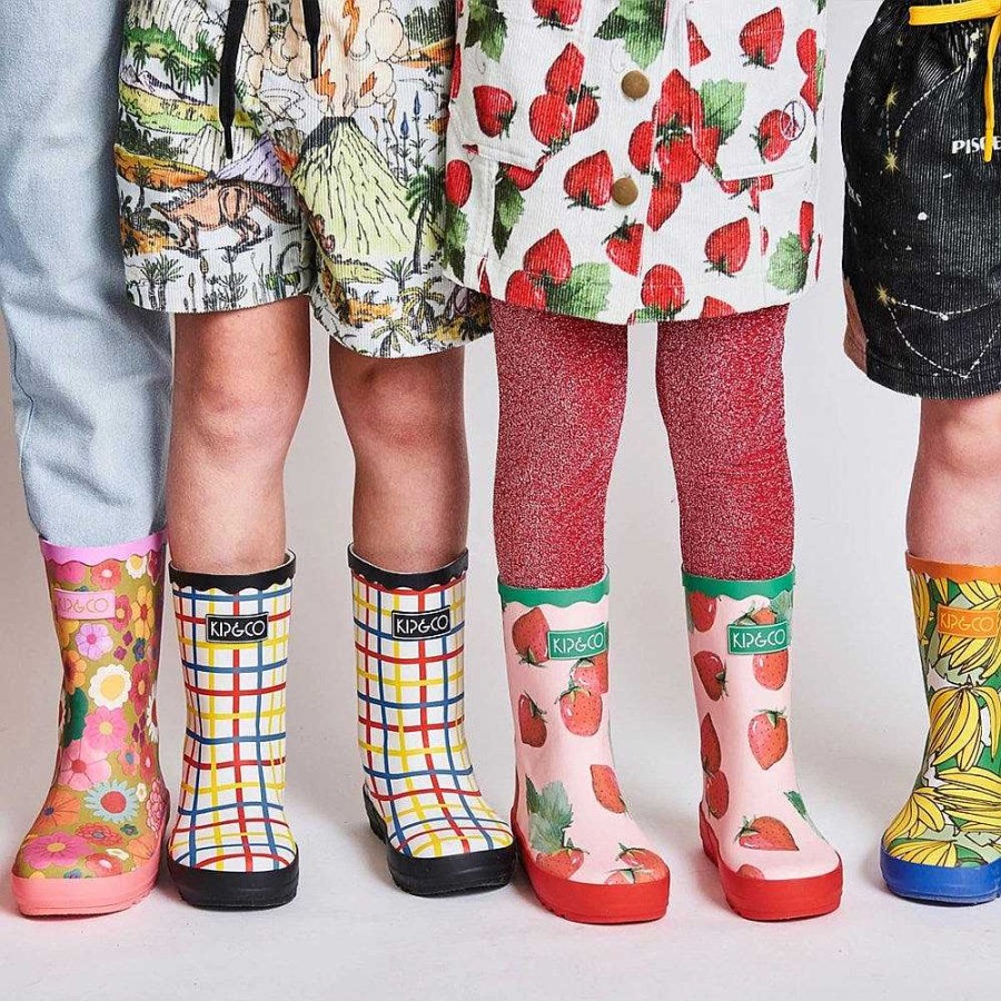 Fashion Kip & Co Kid'S Clothing - Other | Kip&Co: Strawberry Delight Kids Gumboot