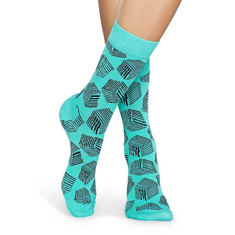 Fashion Happy Socks Socks | Happy Socks: Box Aqua