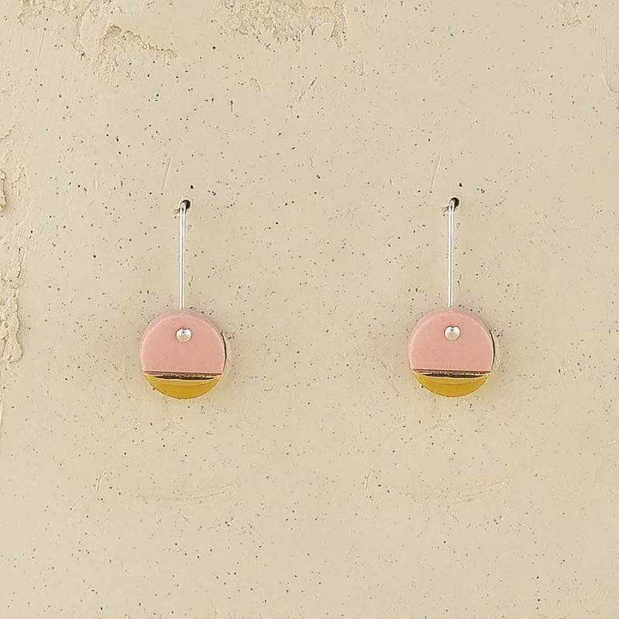 Jewellery Erin Lightfoot | Erin Lightfoot: Earring Spot Drops Pink