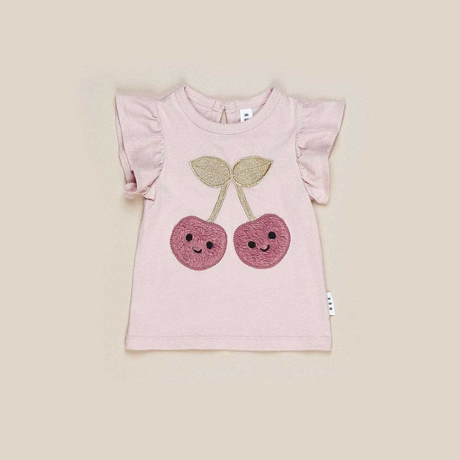 Fashion Huxbaby Kid'S Clothing - Other | Huxbaby: Frill Shirt Cherry