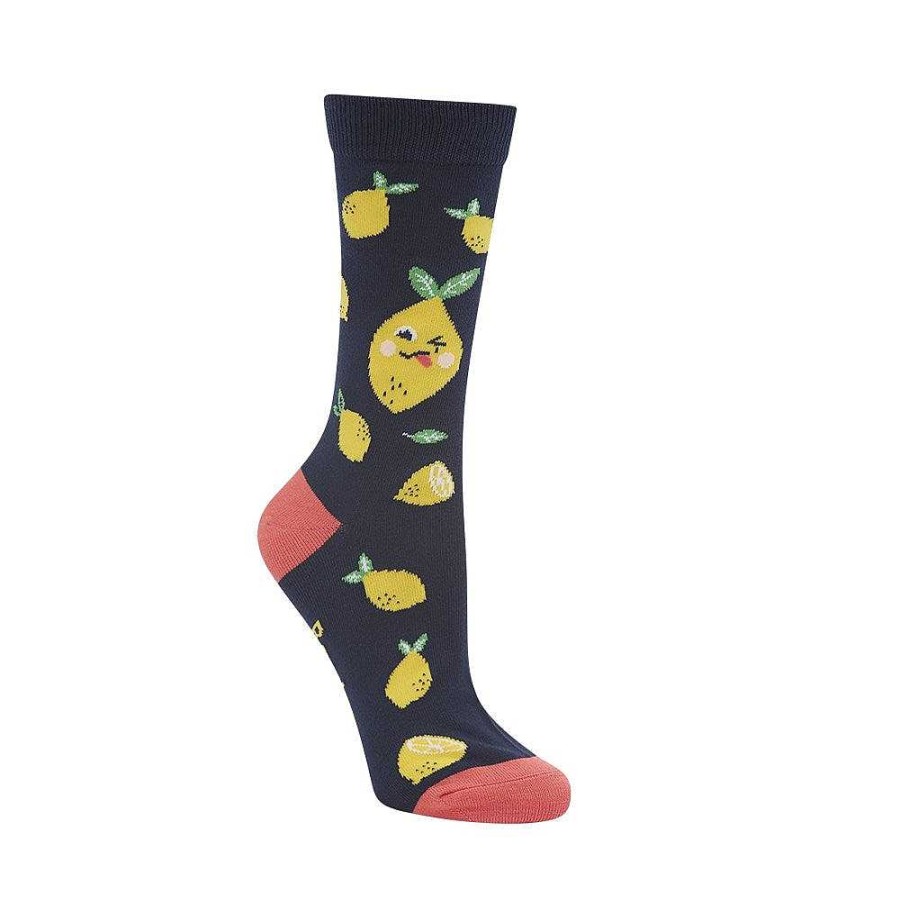 Fashion Bamboozld Socks | Bamboozld: Womens Sour Puss Bamboo Sock