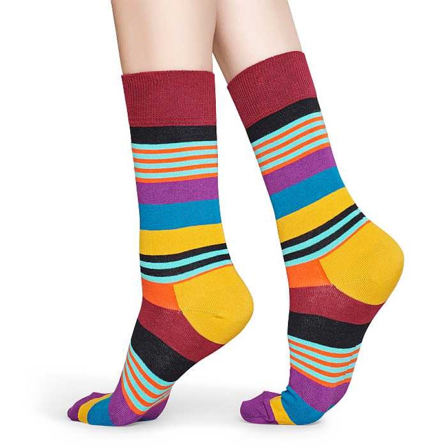 Fashion Happy Socks Socks | Happy Socks: Stripe Multi