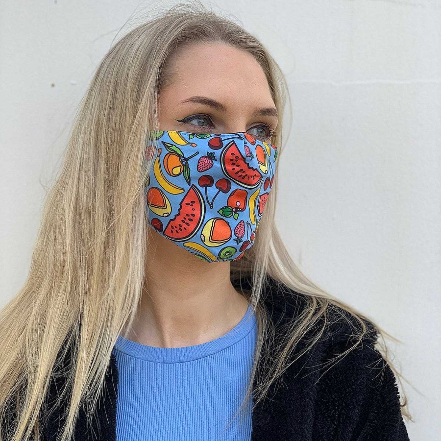 Out+About Monsterthreads | Premium Face Mask With Nose Wire - Fruits